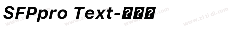 SFPpro Text字体转换